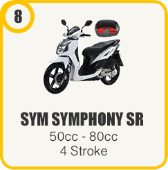 SYM Symphony SR 50-80cc